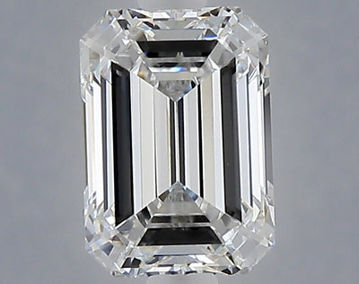 1.60 carat emerald lab grown diamond E color VVS2 clarity