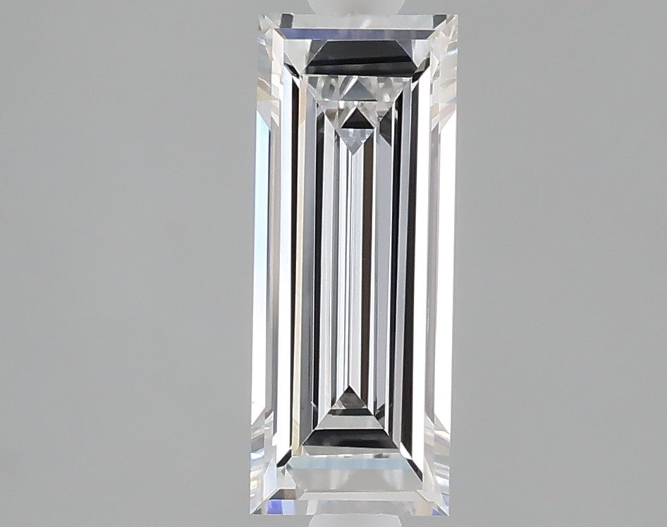 1.04 carat baguette lab grown diamond E color VVS2 clarity