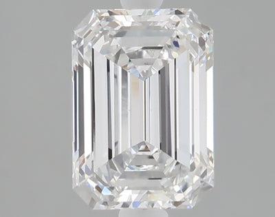 1.60 carat emerald lab grown diamond D color VS1 clarity