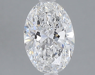 1.10 carat oval lab grown diamond E color VVS2 clarity