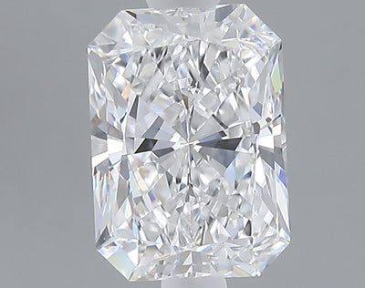 1.07 carat radiant lab grown diamond D color VVS2 clarity