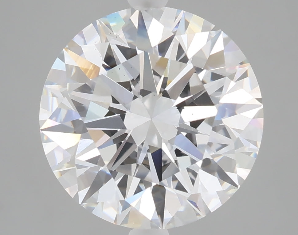5.09 carat round lab grown diamond F color VS1 clarity
