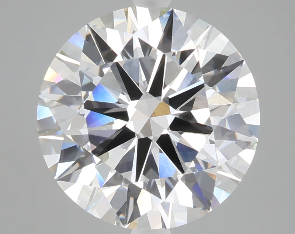 5.05 carat round lab grown diamond F color VS1 clarity