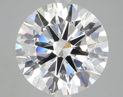 5.05 carat round lab grown diamond F color VS1 clarity
