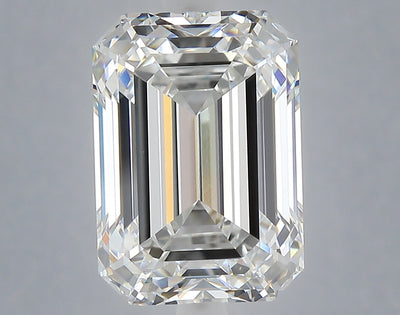 6.52 carat emerald lab grown diamond E color VS1 clarity