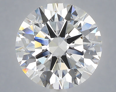 5.04 carat round lab grown diamond F color VVS2 clarity