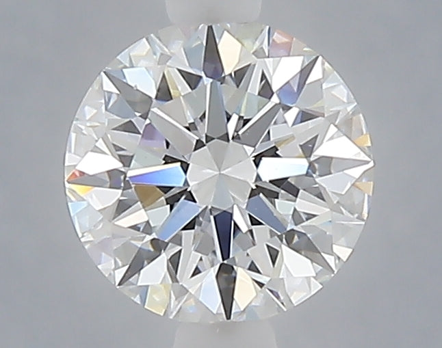 1.07 carat round lab grown diamond E color VVS2 clarity