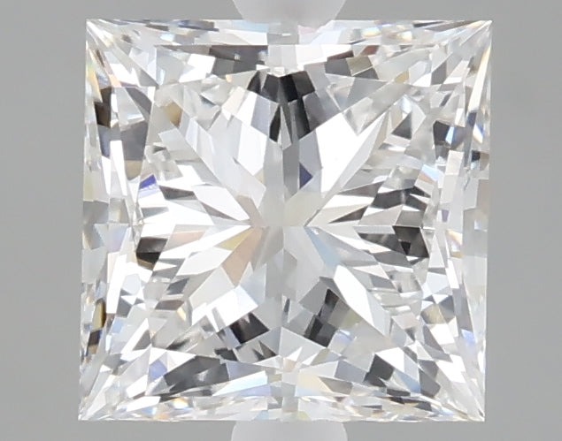 2.04 carat princess lab grown diamond E color VVS2 clarity
