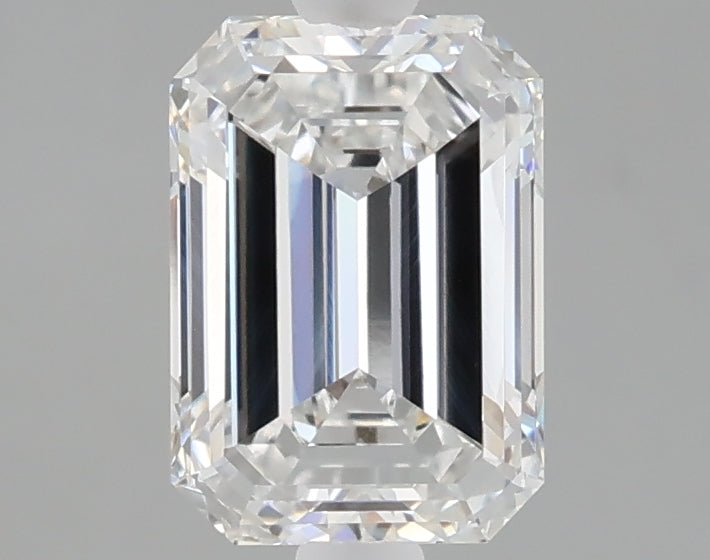 1.58 carat emerald lab grown diamond E color VS1 clarity