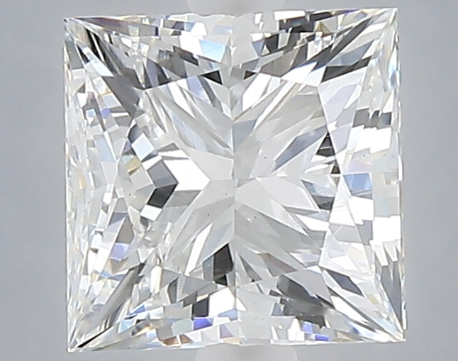 2.06 carat princess lab grown diamond E color VS1 clarity