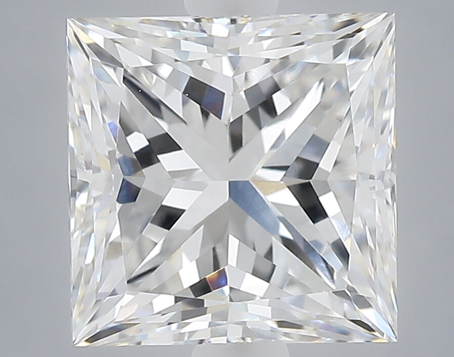 2.09 carat princess lab grown diamond E color VVS1 clarity