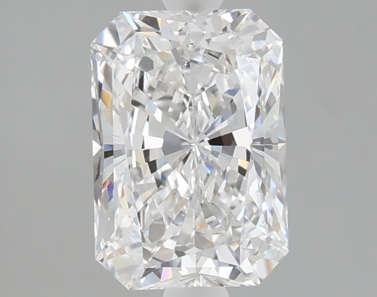 1.60 carat radiant lab grown diamond D color VVS2 clarity