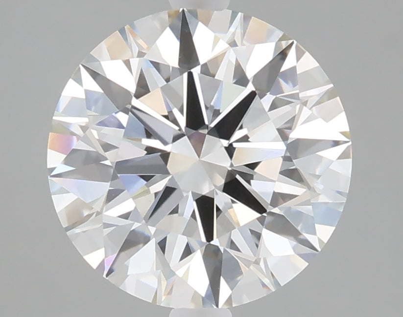 3.07 carat round lab grown diamond E color VVS2 clarity