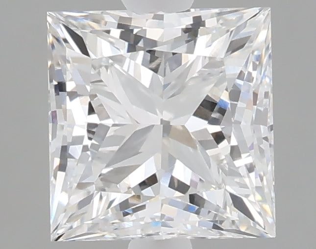 2.10 carat princess lab grown diamond E color VVS2 clarity