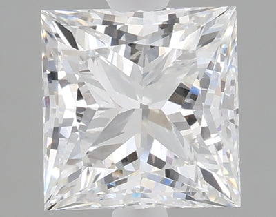 2.10 carat princess lab grown diamond E color VVS2 clarity