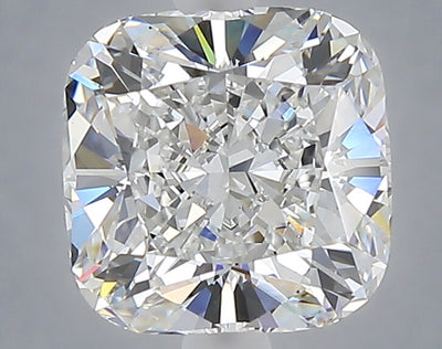 2.54 carat cushion lab grown diamond E color VS1 clarity