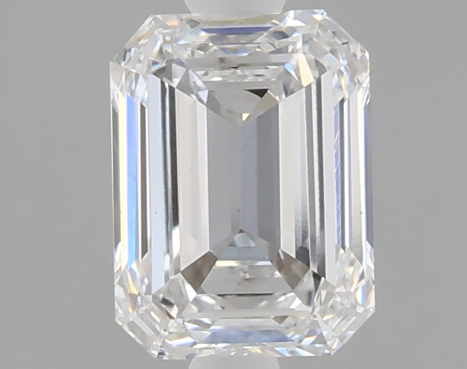 1.52 carat emerald lab grown diamond E color VS1 clarity