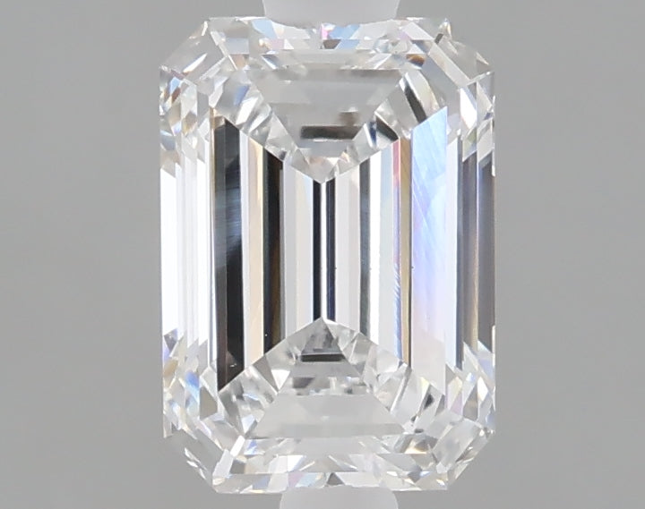 1.59 carat emerald lab grown diamond D color VVS2 clarity