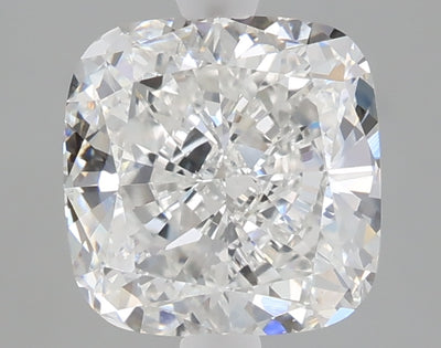 2.51 carat cushion lab grown diamond E color VS1 clarity