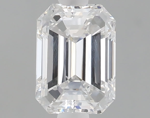 1.02 carat emerald lab grown diamond E color VVS2 clarity