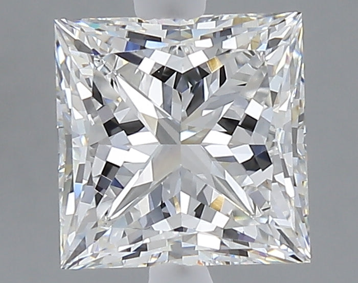 2.20 carat princess lab grown diamond F color VVS2 clarity