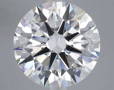 7.08 carat round lab grown diamond E color VVS2 clarity
