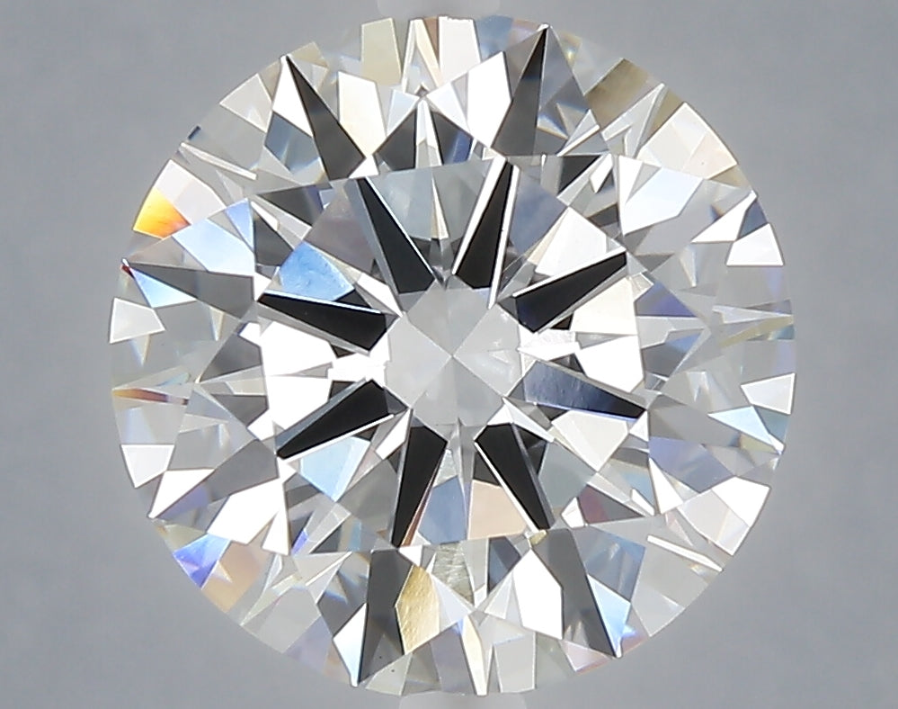 5.02 carat round lab grown diamond F color VS1 clarity