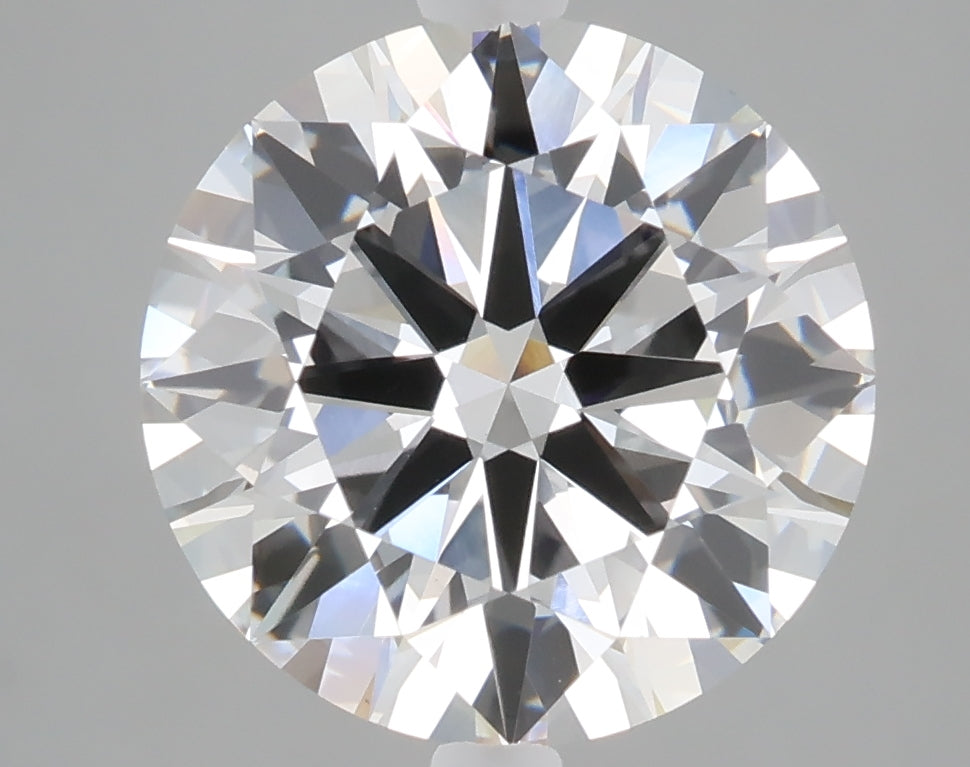 5.01 carat round lab grown diamond E color VVS2 clarity