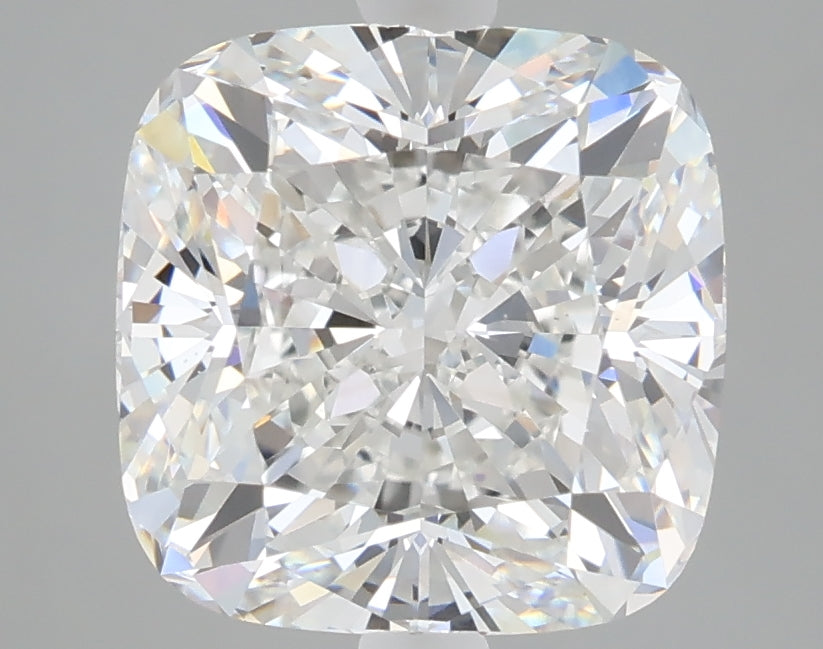 4.46 carat cushion lab grown diamond F color VS1 clarity