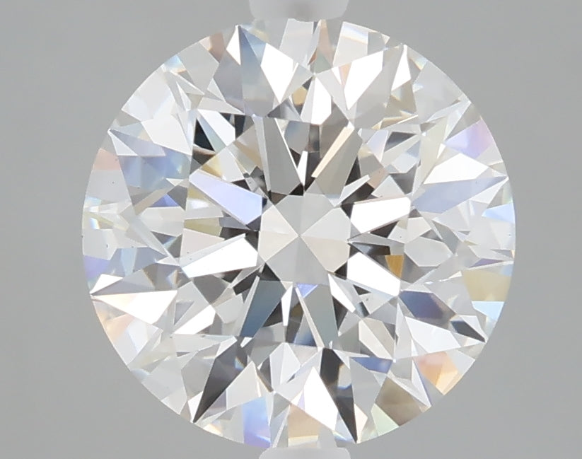 3.01 carat round lab grown diamond E color VS1 clarity