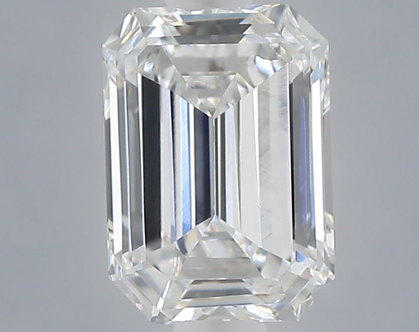 1.03 carat emerald lab grown diamond E color VS1 clarity