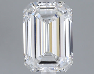 1.56 carat emerald lab grown diamond D color VVS2 clarity
