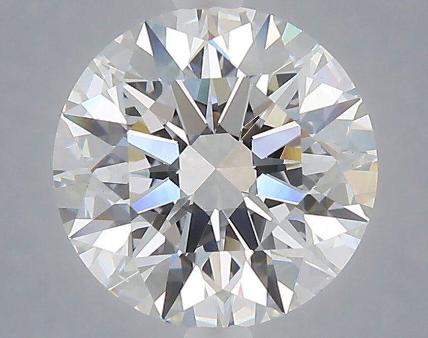 3.06 carat round lab grown diamond E color VS1 clarity