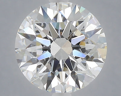3.06 carat round lab grown diamond E color VS1 clarity