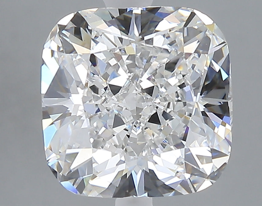 4.09 carat cushion lab grown diamond E color VS1 clarity