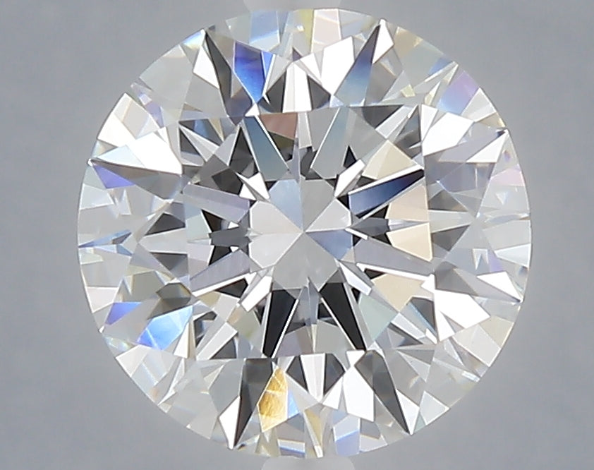 3.07 carat round lab grown diamond E color VVS2 clarity
