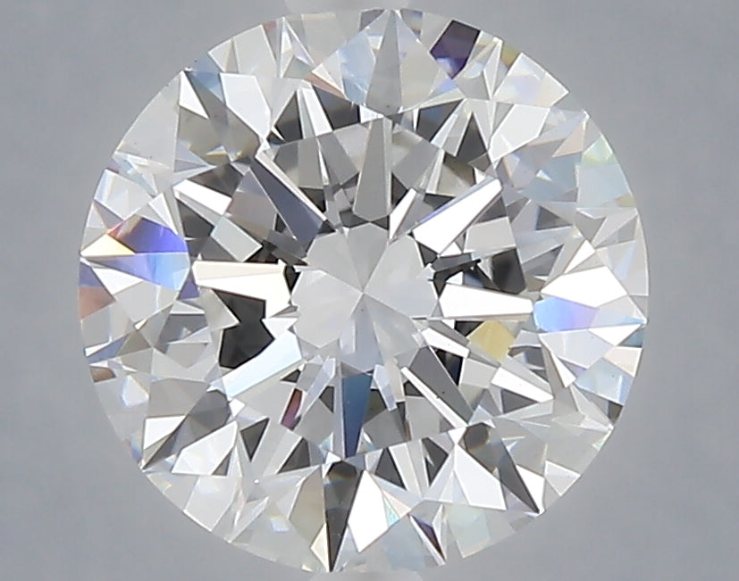 3.02 carat round lab grown diamond E color VS1 clarity