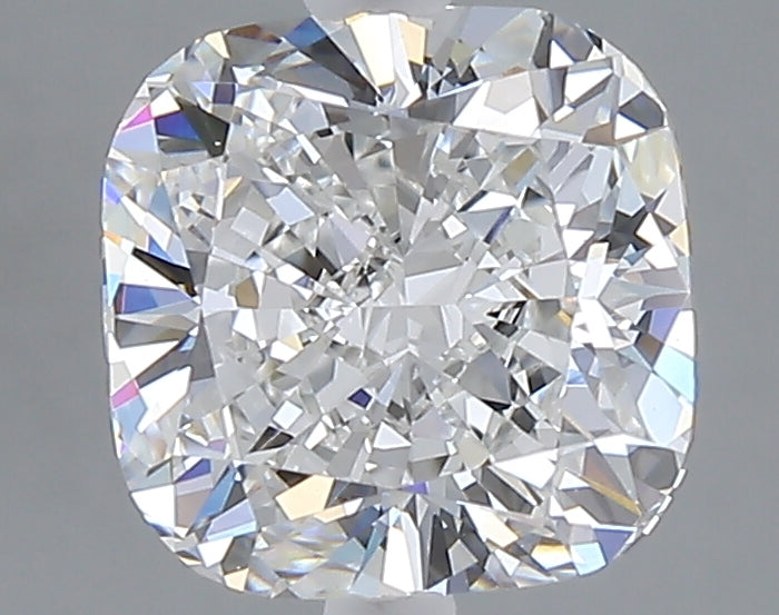 2.54 carat cushion lab grown diamond E color VVS2 clarity