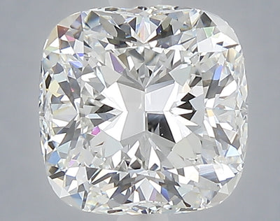 2.59 carat cushion lab grown diamond E color VVS2 clarity