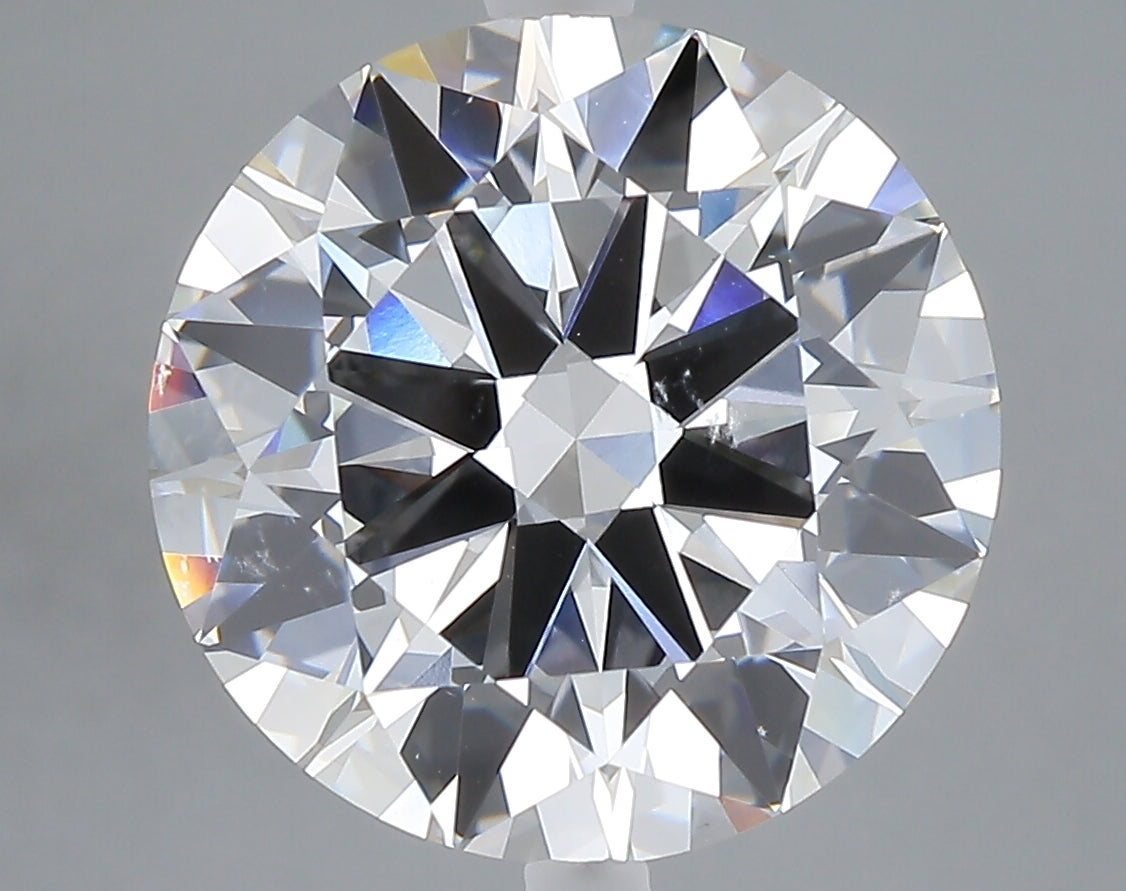 7.00 carat round lab grown diamond E color VVS2 clarity