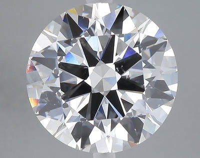 7.00 carat round lab grown diamond E color VVS2 clarity