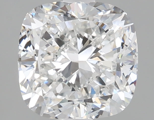 2.06 carat cushion lab grown diamond E color VVS2 clarity