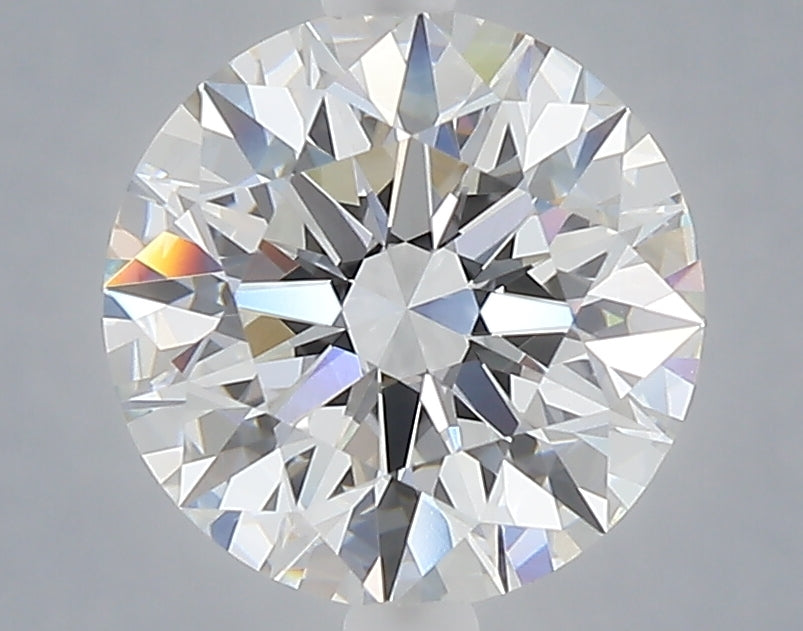 2.53 carat round lab grown diamond E color VVS2 clarity