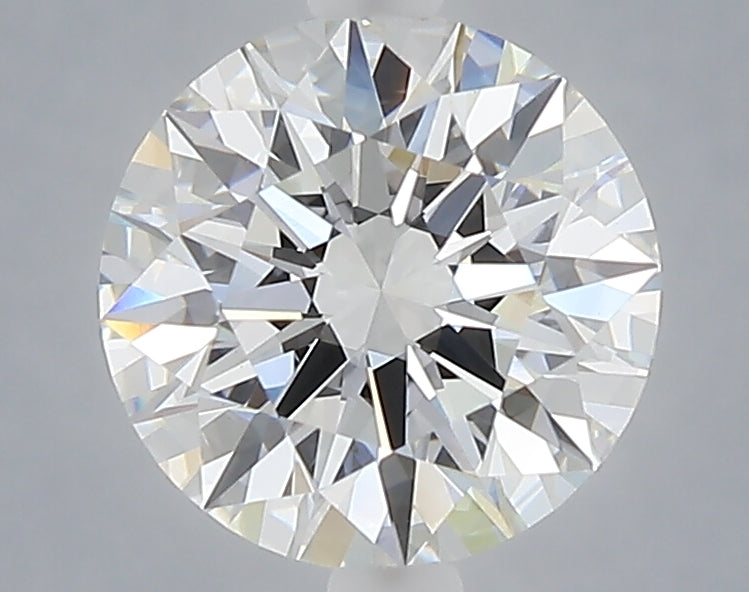 2.06 carat round lab grown diamond E color VVS2 clarity
