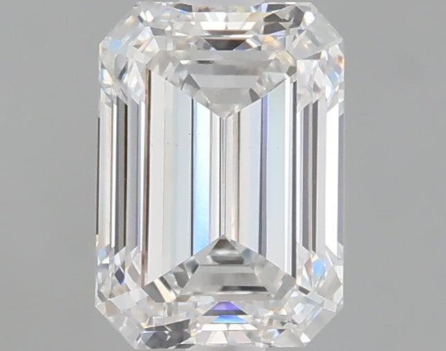 1.52 carat emerald lab grown diamond E color VS1 clarity
