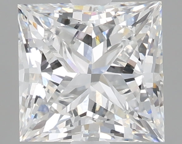 2.05 carat princess lab grown diamond E color VVS2 clarity