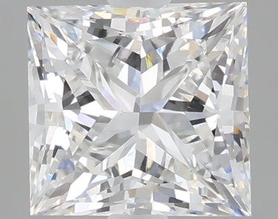 2.05 carat princess lab grown diamond E color VVS2 clarity