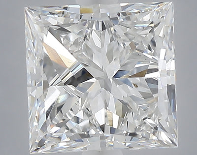 2.01 carat princess lab grown diamond E color VS1 clarity