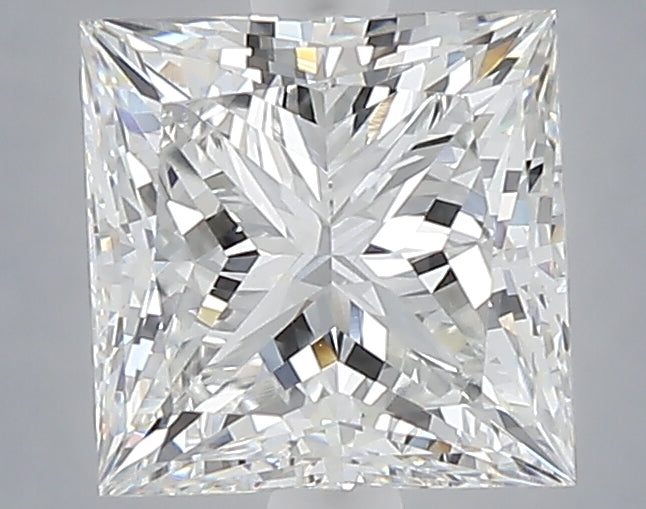 2.03 carat princess lab grown diamond E color VVS2 clarity
