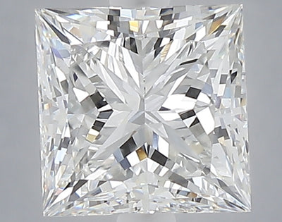 2.03 carat princess lab grown diamond E color VVS2 clarity